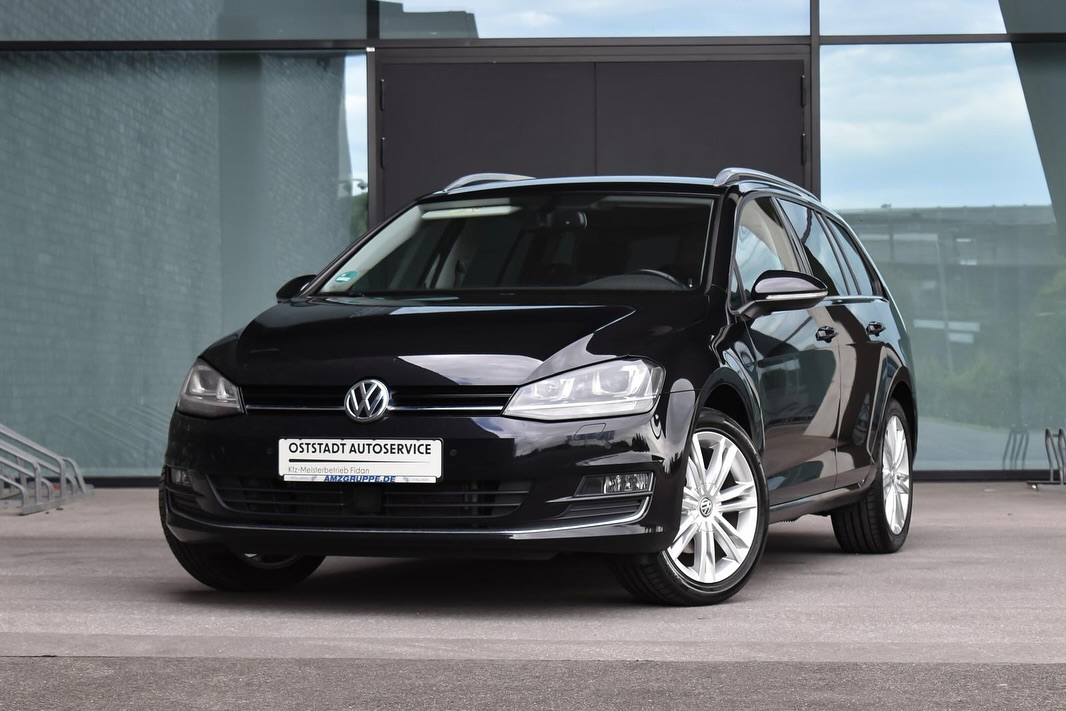 VW Golf VII Highline aus dem Gebrauchtwagenangebot, Frontansicht